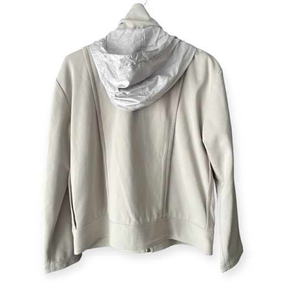 Trina Turk bomber pockets hoodie jacket size 6 - Picture 4 of 11